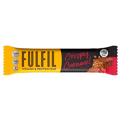 Fulfil Vitamin & Protein Bar Crispy Caramel Flavour 37g RRP 1.99 CLEARANCE XL 99p