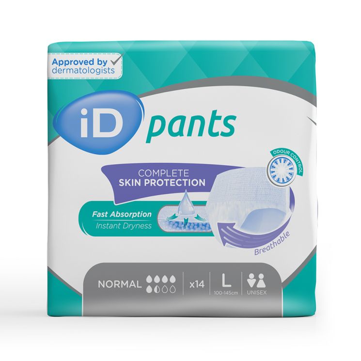 ID Pants Normal Size Large 1250ml 14 Pack RRP 12.29 CLEARANCE XL 9.99