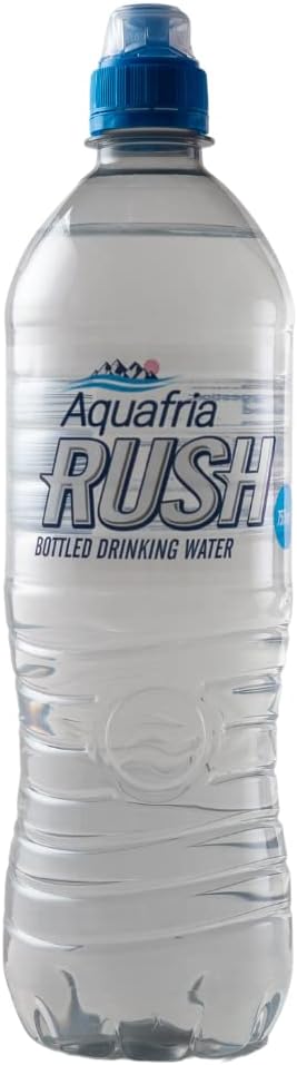 Aquafria Rush Bottled Water With Sports Cap 750ml RRP 89p CLEARANCE XL 59p or 2 for 1