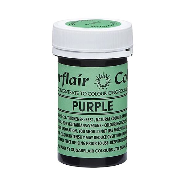 Sugarflair NatraDi Natural Paste Purple 25g RRP 3.99 CLEARANCE XL 1.99