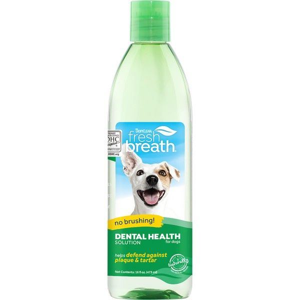 TropiClean Dog Breath Freshener Dental Health Solution 473ml RRP 7.99 CLEARANCE XL 5.99