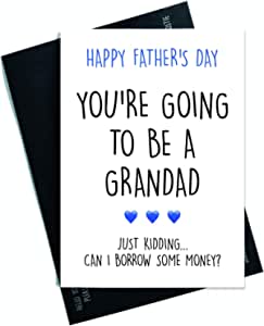 Peachy Antics Funny Father's Day Card ''You're Going To Be A Grandad'' RRP 2.17 CLEARANCE XL 99p