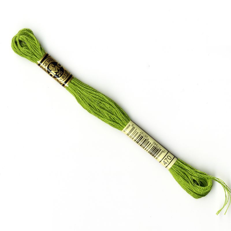 The Urban Store Embroidery Thread Avocado Green - Light DMC 470 RRP 1.40 CLEARANCE XL 99p