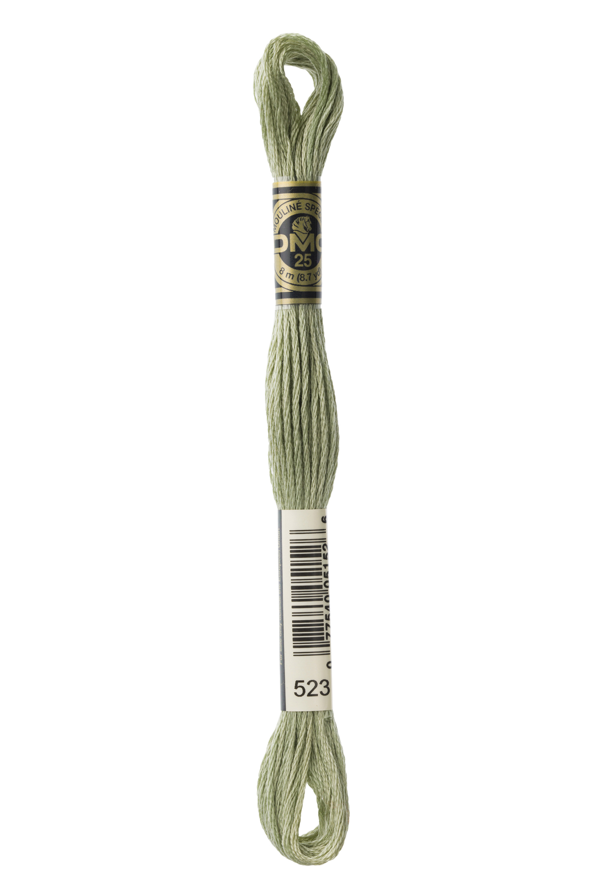 The Urban Store Embroidery Thread Light Fern Green DMC 523 RRP 1.40 CLEARANCE XL 99p