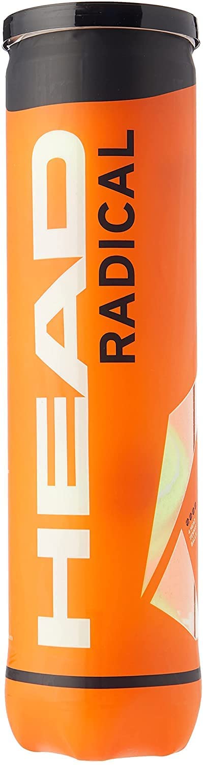 HEAD Radical Tennis Balls 4 Pack RRP 6.80 CLEARANCE XL 3.99