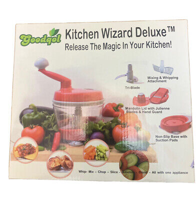 Goodqol Kitchen Wizard Deluxe Food Processor RRP 18.99 CLEARANCE XL 12.99