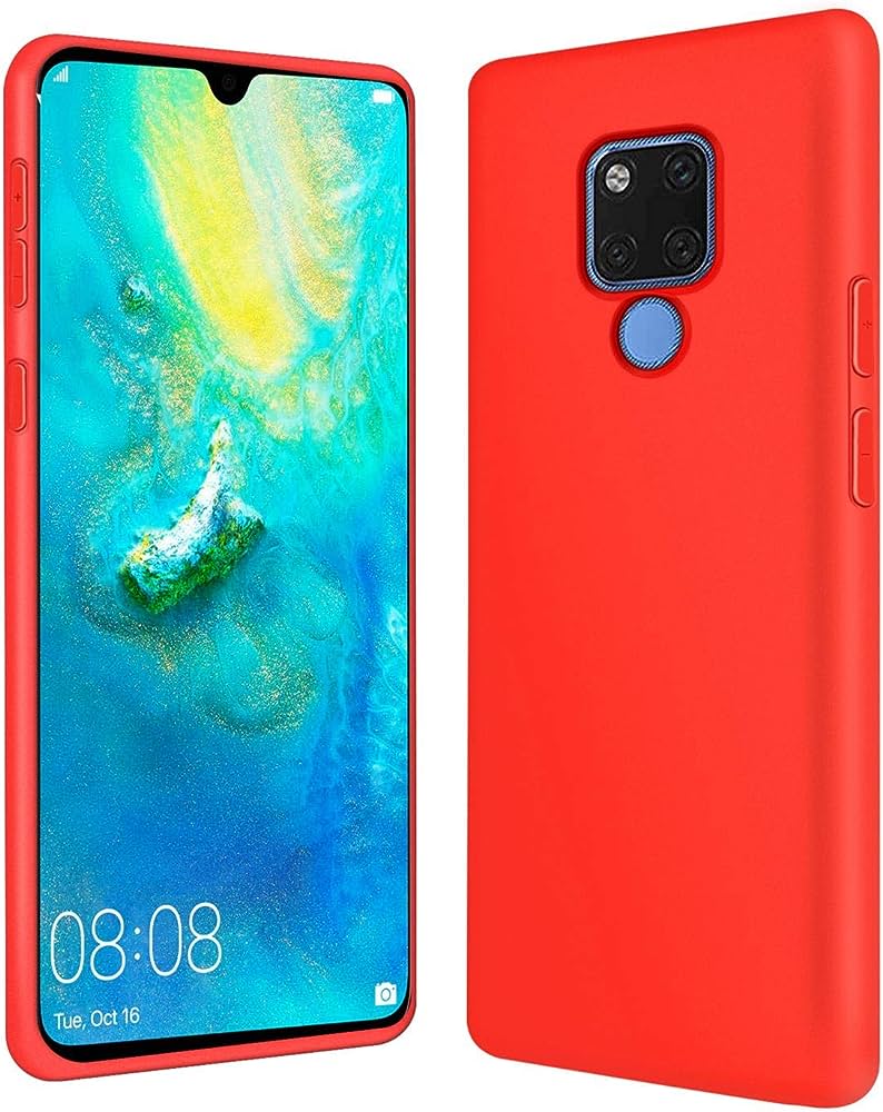 Deidentified Huawei Mate 20 Silicone Phone Case Red RRP 8.99 CLEARANCE XL 6.99