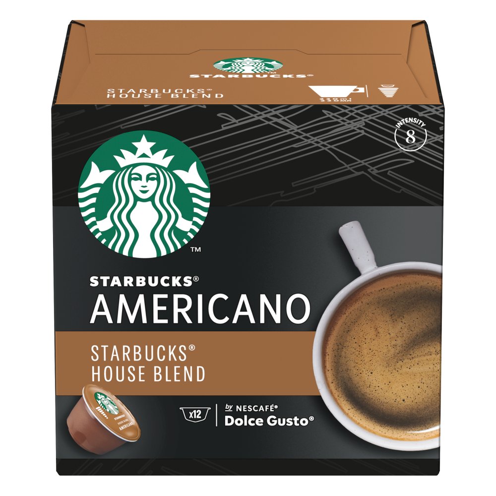 Starbucks by Nescaf Dolce Gusto Americano House Blend Coffee Pods RRP 4.39 CLEARANCE XL 2.99 or 2 for 5