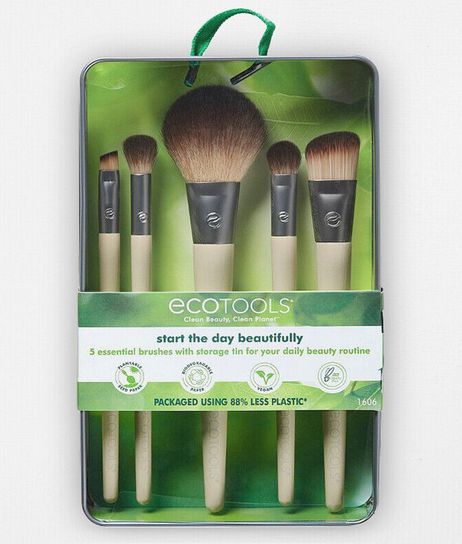 Ecotools Start The Day Beautifully Kit 5 Makeup Brushes RRP 13.99 CLEARANCE XL 8.99