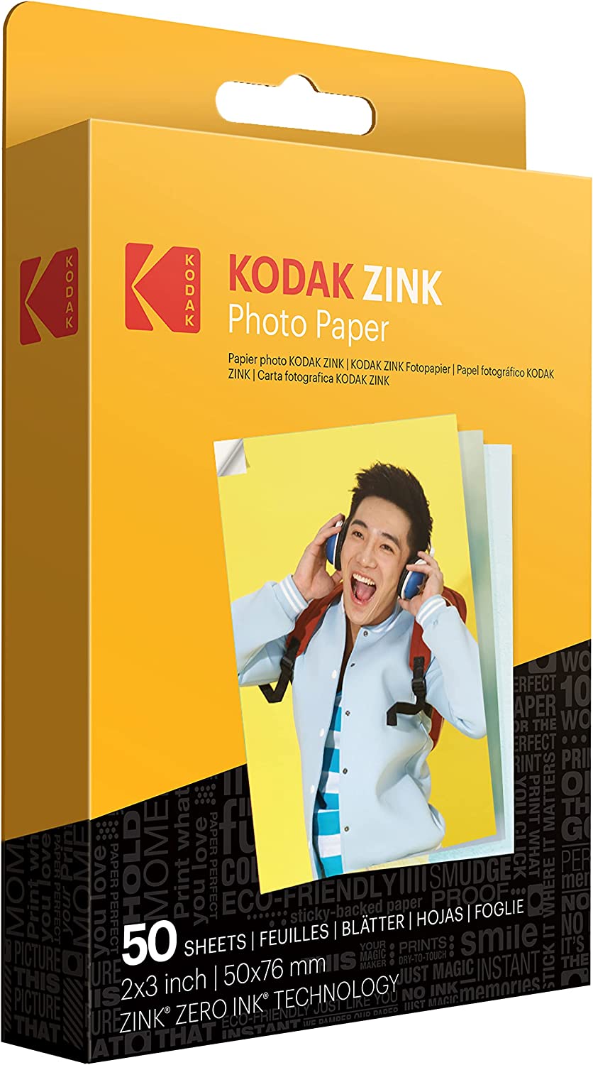 Kodak 2''x3'' Premium Zink Photo Paper (50 Sheets) RRP 24.99 CLEARANCE XL 19.99