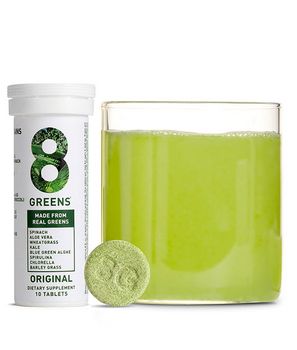 8Greens Effervescent Tablets In Lemon Lime 10 Tablets RRP 14 CLEARANCE XL 10.99
