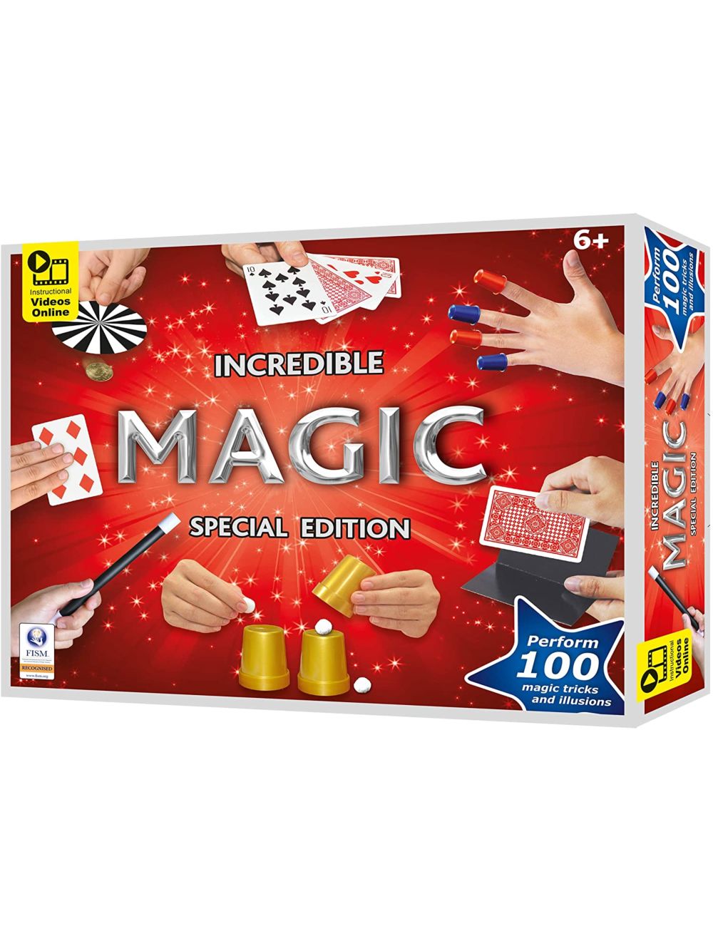 Magic Trick Set Incredible Magic Special Edition 100 Tricks RRP 14.99 CLEARANCE XL 10.99