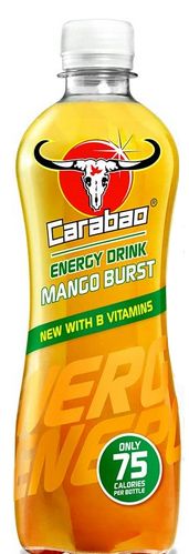 Carabao Energy Drink Mango Burst 500ml Bottle RRP 1 CLEARANCE XL 59p or 2 for 1