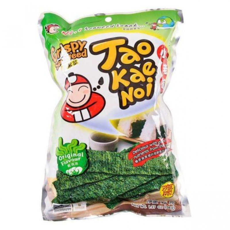 Tao Kae Noi Crispy Seaweed Original Flavour 32g RRP 2.99 CLEARANCE XL 1.50