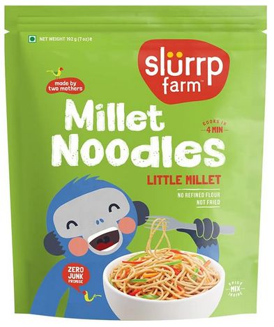 Slurrp Farm Millet Noodles Little Millet 192g RRP 2.99 CLEARANCE XL 1.99