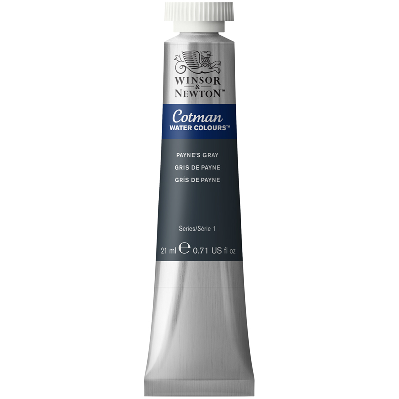 Winsor and Newton Cotman Watercolour Paint Payne's Grey 21ml RRP 5 CLEARANCE XL 3.99