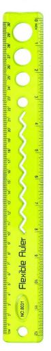 Deidentified Plastic Flexible Yellow Ruler 30cm RRP 1.99 CLEARANCE XL 99p
