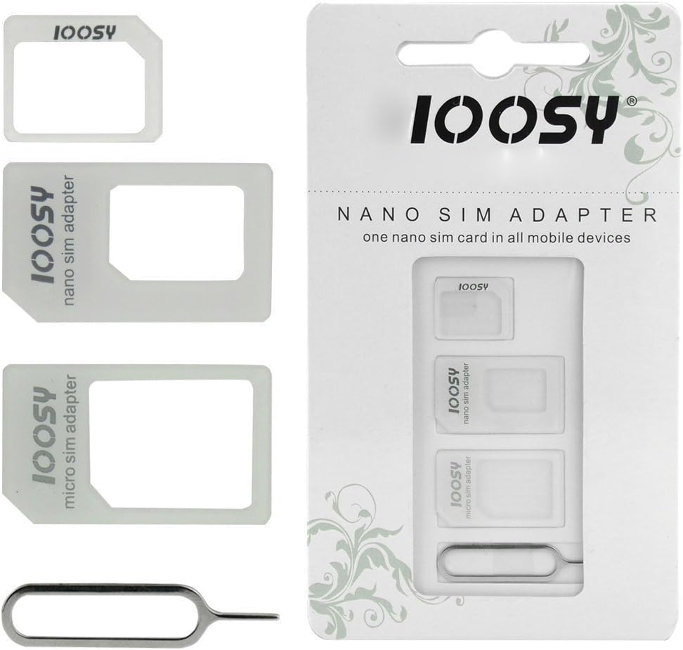 Noosy 3 in 1 Nano Sim Card Adapter For Smart phones RRP 3.66 CLEARANCE XL 2.99