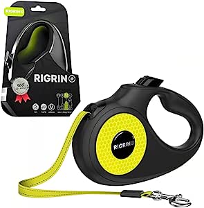 RIGRIN 360 Tangle-Free Retractable Dog Lead for Up to 25 kg Dogs 5m RRP 14.99 CLEARANCE XL 12.99