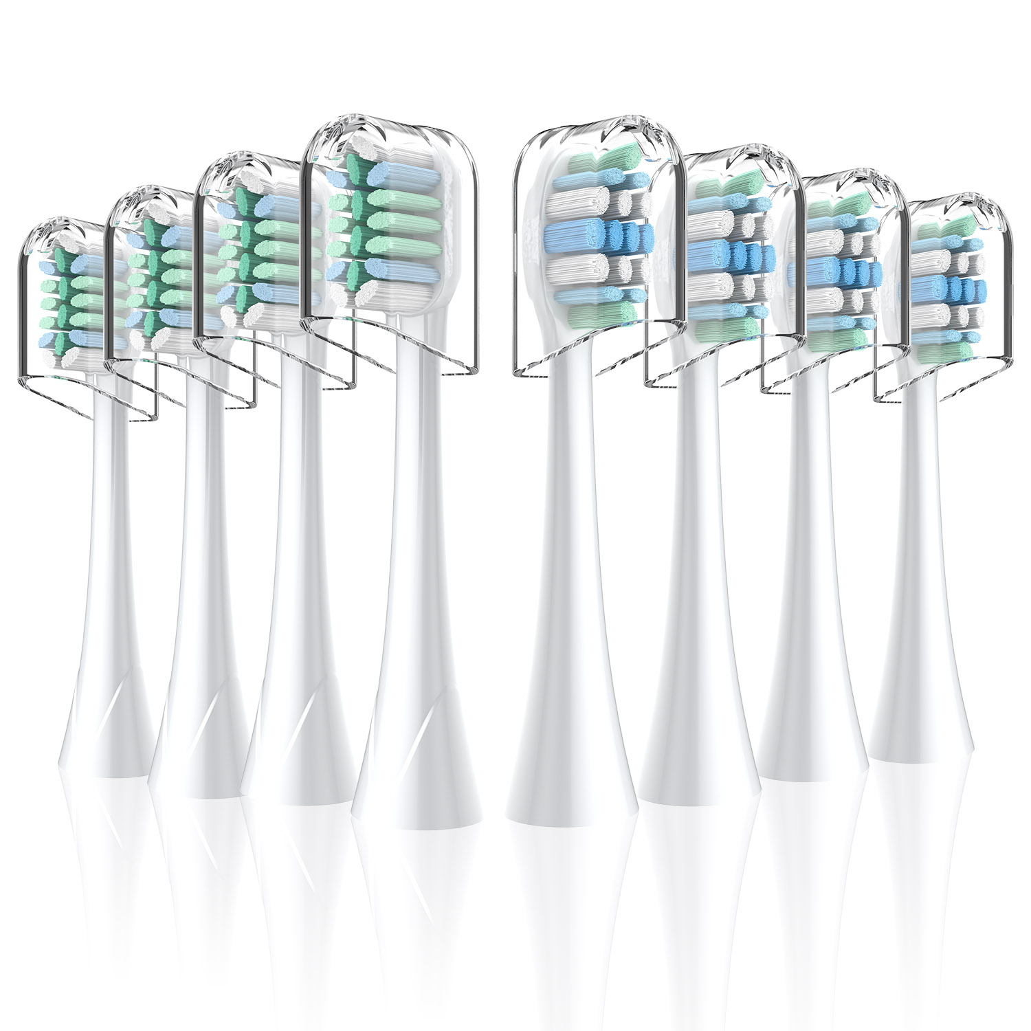 Tikola Phillips Electric Toothbrush Replacement Heads 8 Pack RRP 12.99 CLEARANCE XL 9.99