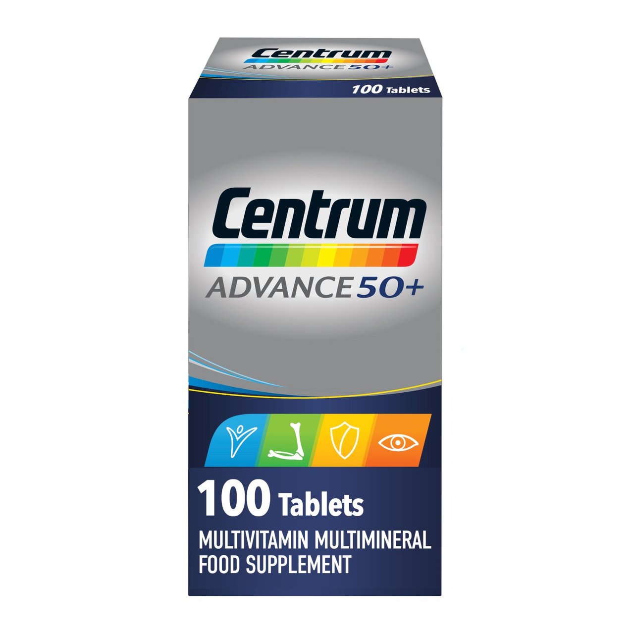 Centrum Advance 50+ Multivitamin Supplement Tablets 100 Pack RRP 12.50 CLEARANCE XL 9.99