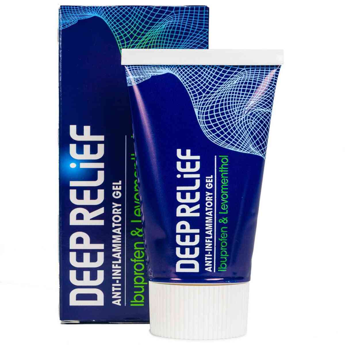 Deep Relief Anti-Inflammatory Gel Ibuprofen & Levomenthol 50g RRP 5.99 CLEARANCE XL 3.99