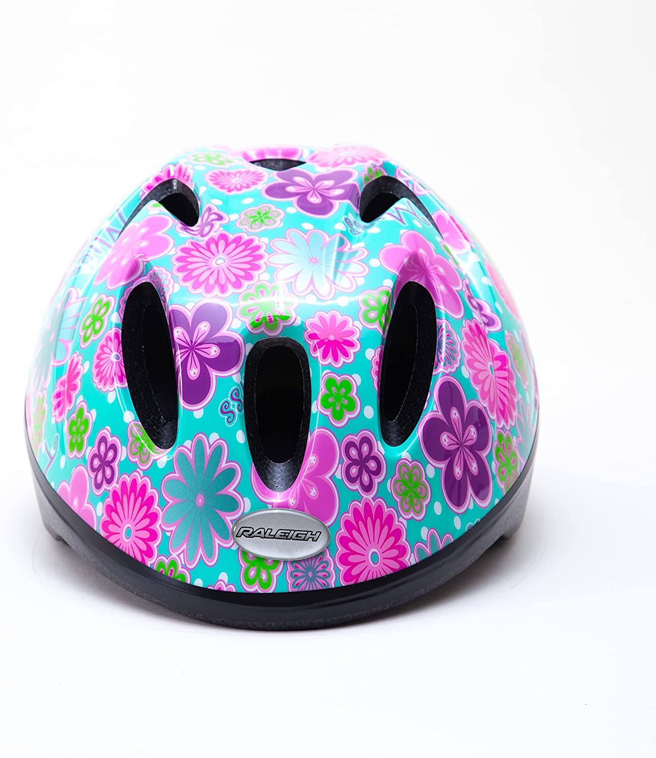 Rascal Lightweight Adjustable Childrens Cycling Helmet Flower Pattern 44 - 50cm RRP 12.61 CLEARANCE XL 7.99