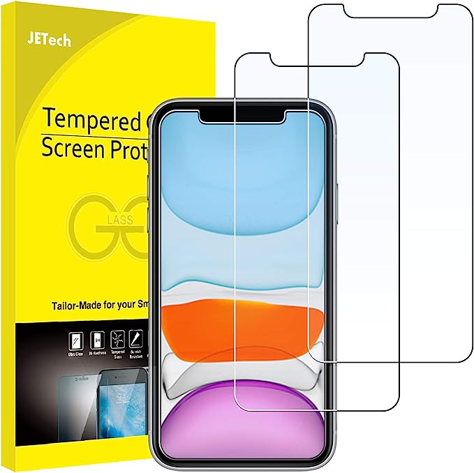 JETech Tempered Glass Screen Protector iPhone 12 6.1 Inch 2 Pack RRP 7.99 CLEARANCE XL 5.99