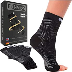 Fit Nation Plantar Fasciitis Support Socks 2 Pairs Size Small/Medium RRP 12.99 CLEARANCE XL 9.99