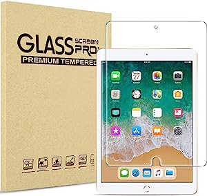 Tasnme Screen Protector for iPad 9.7 inch Easy Installation Tempered Glass Film RRP 5.99 CLEARANCE XL 4.99