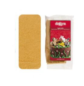 Dekora Gold Coloured Sugar Paste / Fondant 100g RRP 4.99 CLEARANCE XL 2.99