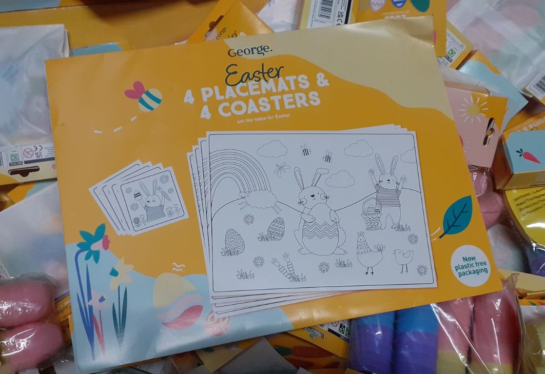 George Easter 4 Placemats & 4 Coasters For The Table RRP 3 CLEARANCE XL 1