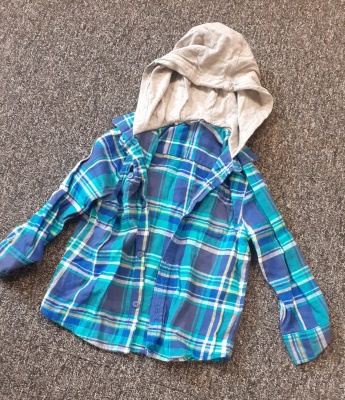 PRELOVED George Multicolour Checkered Button Up Jacket 2-3Yrs (92-98cm) RRP 9.99 CLEARANCEXL 3.49