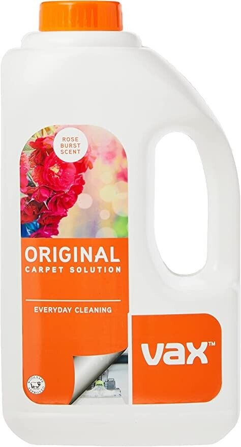 Vax Original Carpet Cleaning Solution 1.5L Bottle Rose Burst RRP 9.99 CLEARANCE XL 5